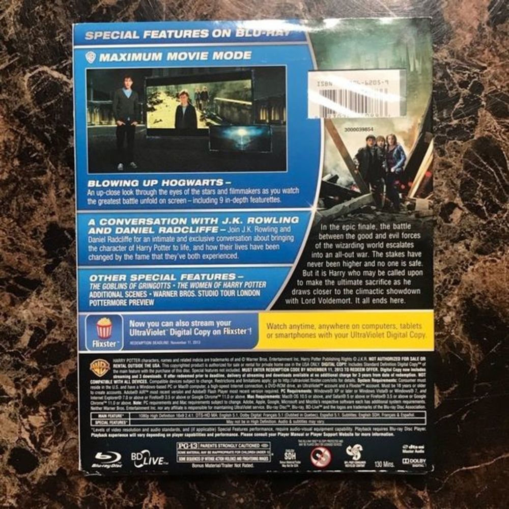 Harry Potter and the Deathly Hallows Part 2 Blu-Ray + DVD - Picture 3 of 5